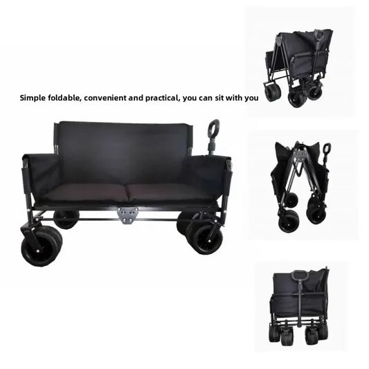 Car camping sofa handcart foldable storage outdoor children can lie down picnic campsite trailer Accessories