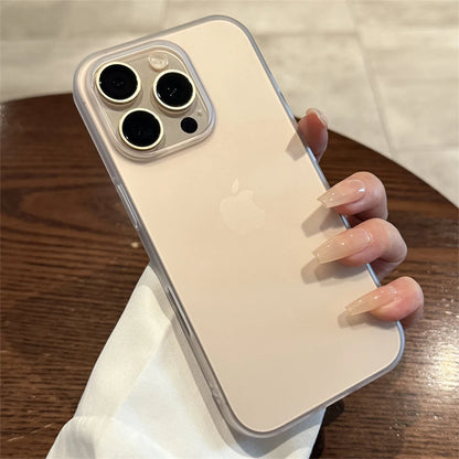Soft Matte Candy Transparent Phone Case For iPhone 16 15 14 Pro Max Plus 13 12 11 XR XS XsMax 8 Shockproof Silicone Bumper Cover