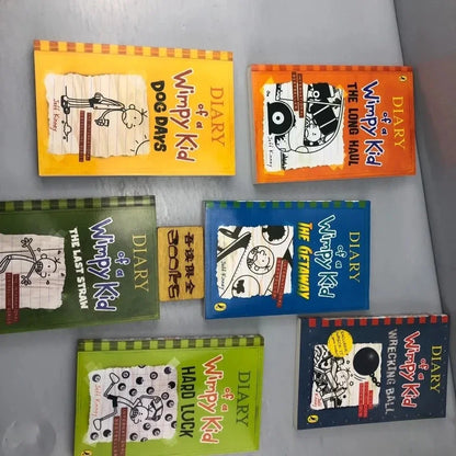 Full Set 16 Books Diary of Wimpy Kid English Book Diary of Wimpy Kid Boxed Children's Fiction Books