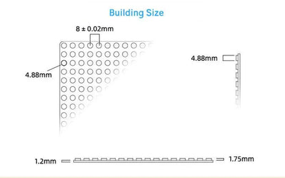 32x32 Styles Base Plate MOC Classic Building Blocks DIY Small Size Bricks Baseplate Parts for City Figures Children Toys