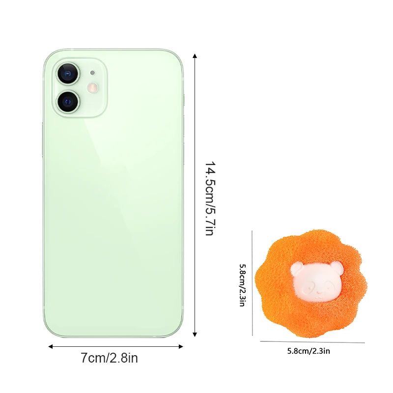 3pcs Pet Hair Remover Reusable Ball Laundry Washing Machine Filter Wool Sticker Cat Hair Remover Pet Fur Lint Catcher Home