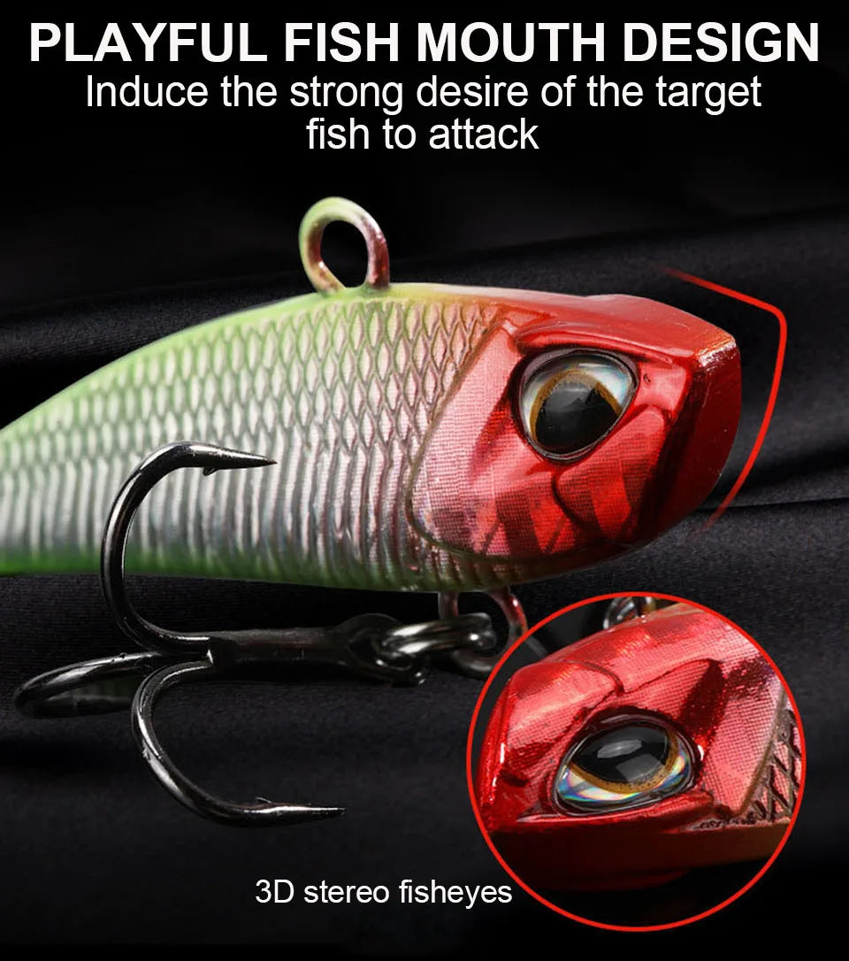 WALK FISH 7g 11g 15g 21g Spinner Bait Metal VIB Fishing Lure Rotating Tail Vibration Sequins Japan Wobbler Trolling Bait Pesca