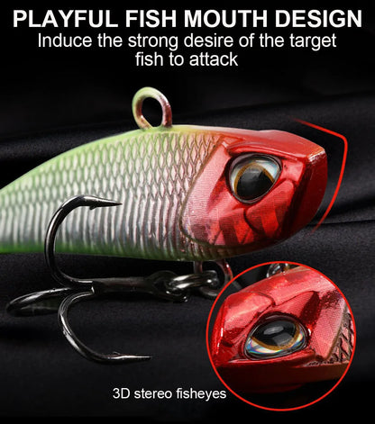 WALK FISH 7g 11g 15g 21g Spinner Bait Metal VIB Fishing Lure Rotating Tail Vibration Sequins Japan Wobbler Trolling Bait Pesca
