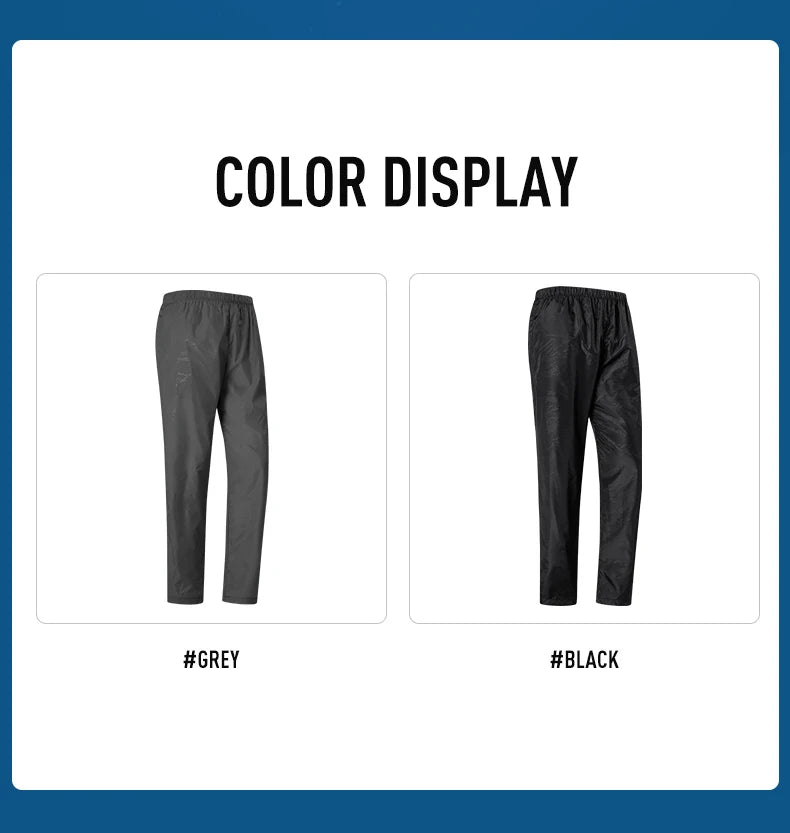 LNGXO Women Men Hiking Pants Outdoor Waterproof Pants Unisex Climbing Camping Sports Quick Dry Mountain Rain Trousers Anti UV