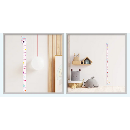 1PC wall sticker measuring instrument ruler for measuring height, cartoon height sticker wallpaper can be removed