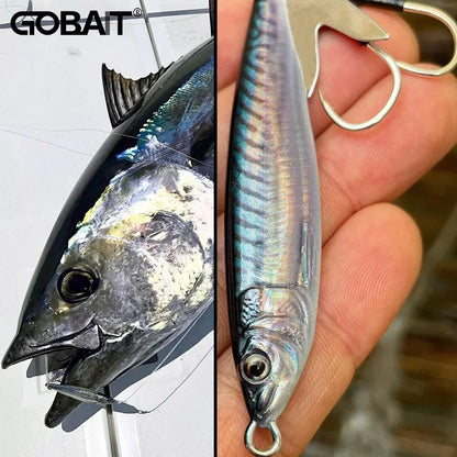 Metal Jig Bait 20g 30g 40g Spinner Sinking 3D Eye Color Laser Spinning Gear Luring Cast Fishing Tackle Blade Hook Pesca VIB Lure