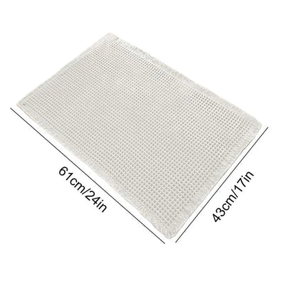 Bath Mat Bathroom Rugs Shower Mat Non Slip Waffle Quick Dry Machine Washable Carpet Super Absorbent Waffle Bathroom Mat