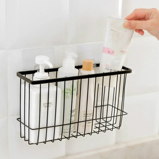 Kitchen Free Kitchen Storage Rack Punch Wrought Iron Rack Household Shelf Storage Rack Bathroom Organizer Rangement Cuisine