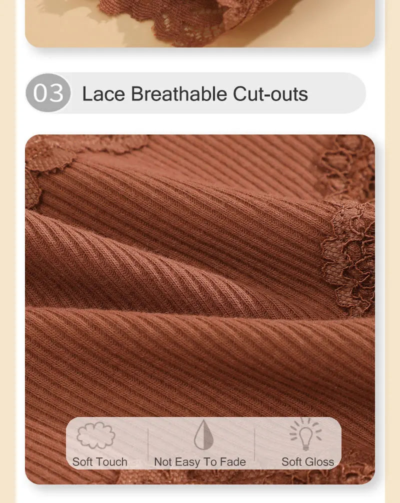 3PCS/Set Women Sexy Lace Panties Cotton Seamless Brazilian Panties Female Sexy Low Rise Soft Underwear G-String Lingerie S-XL