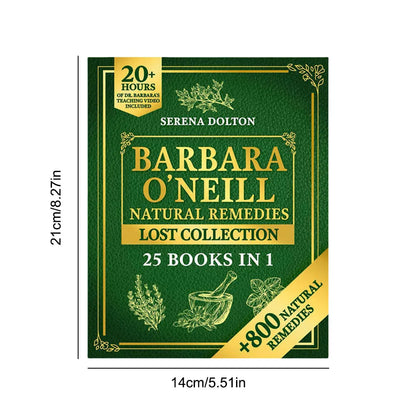 Sustain Me By Barbara O'Neill A Handbook of Natural Remedies Books for Health Guide Book Natural Herbal Remedies Lost Collection