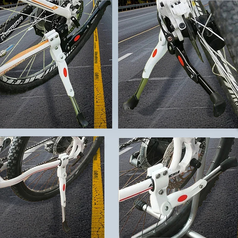 Adjustable Bicycle Kickstand Parking Rack Bicycle Side Support Kickstand for 22 24 26 Inch Mountain Bike