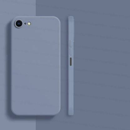 For iPhone 8 Case For iPhone SE 2022 2020 7 8 Cover Case Luxury Shockproof Soft TPU Liquid Silicone Phone Back Case For iPhone 8