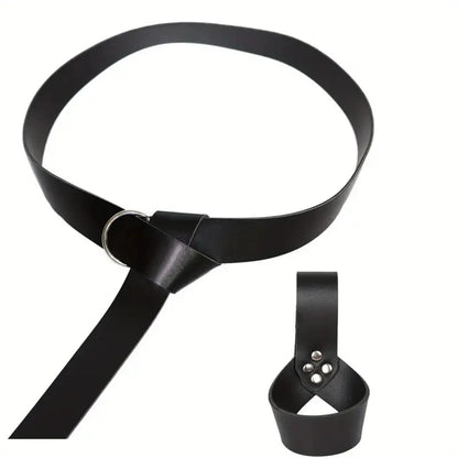 Medieval Scabbard belt Accessories for Men Renaissance Knight Leather Medieval Sword Holder Viking Costume LARP Accessories