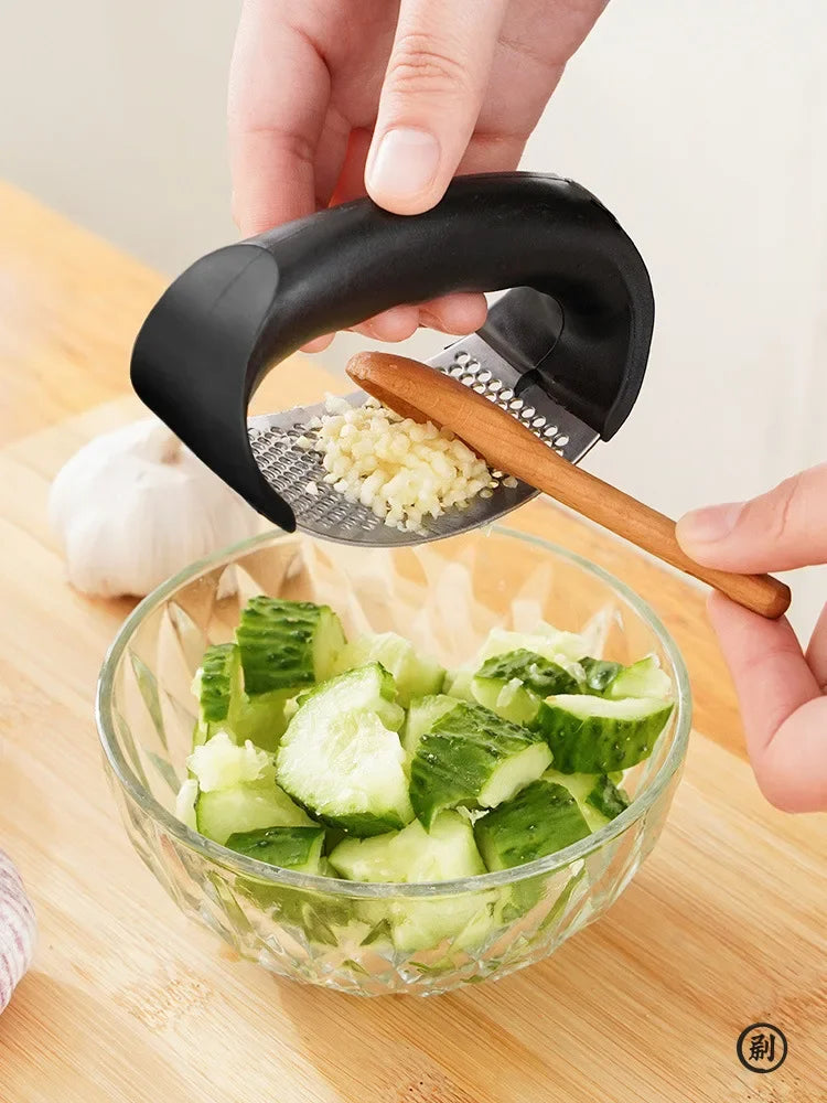 Kitchen Artifact: Garlic Press Crusher, Manual Garlic Crusher, Garlic Chopping Tool, Kitchen Accessories