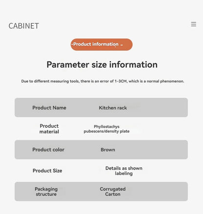 Kitchen shelf, floor standing multi-layer product collection, household pot seasoning shelf, fruit and vegetable bowl and dish s