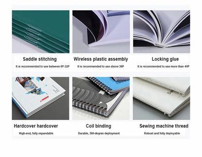 Custom Books Booklet Brochure Printing Magazine Comic Instruction Manual Catalogue For Advertising Company Business Soft Cover