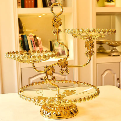 Kitchen Unique Plates Organizer Elegant Multifunctional Advanced Plates Pretty Luxury Charolas Decorativas Room Decoration