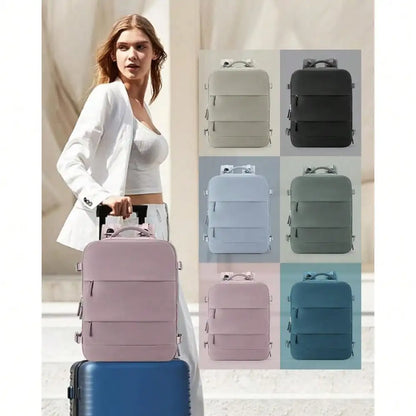 Women Men Hand Luggage Backpack Business College Laptop Travel Backpack Waterproof Carry on mochila viaje cabina avion 40x20x25