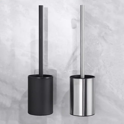Bathroom Toilet Brush Holder Cleaning Bathroom Hardwares Stainless Toilet Brush Wall Mounted Bathroom Accessories Cleaning Tools
