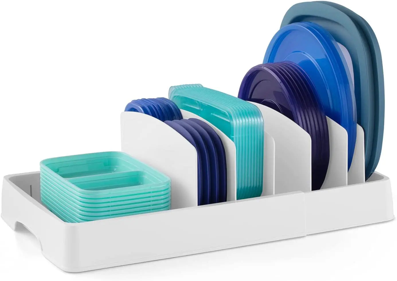 Kitchen Dish Drying Rack, Plate Cup Stand Holder, Tray Food Container Adjustable Lid, Storage Shelf, Kitchen Organizer, Cabinets