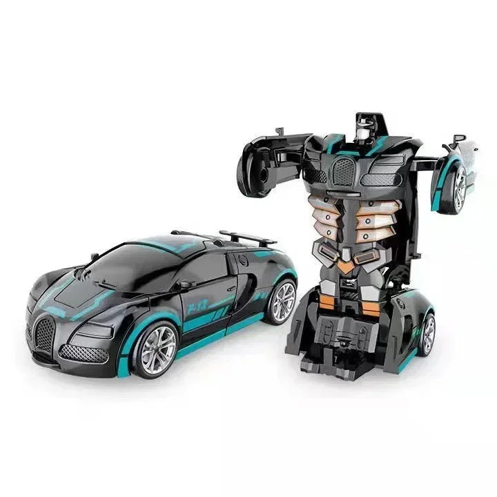 Transforming Inertial Car with Collision Technology: Autobot Robot Car for Boys
