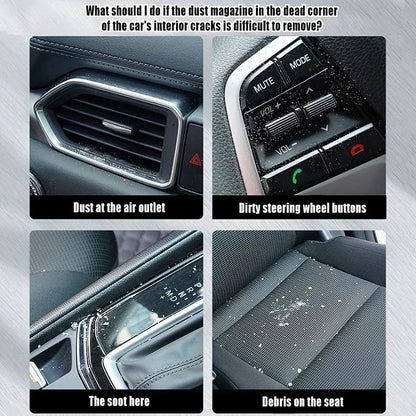 Car Motorcycle Interior Cleaning Brush Air Conditioner Air Outlet Cleaning Soft Brush Car Brush for Car Moto Cleaning Brush