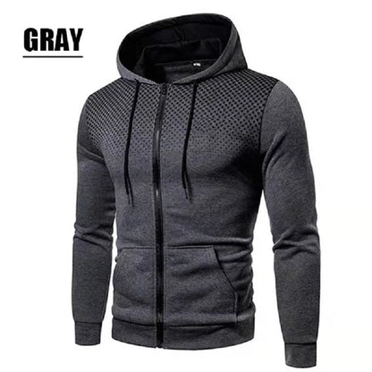 Autumn and Winter Casual Jacket for Men All Elite Wrestling Zipper Hoodie with Pocket Printing Sweater Sportwear