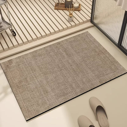 Bathroom Mat Absorbent Floor Mats Bath Carpet Soft Diatom Mud Non-slip Rug Toilet Doormat Entrance Door Коврик для ванной 욕실 매트