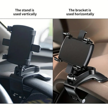 Support de téléphone universel pour tableau de bord de voiture 360 °   Support de voiture pour Smartphone rotatif, pour iPhone,