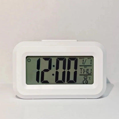 LED Digital Alarm Clock Backlight Snooze Data Time Calendar Desktop Multifunction Electronic Backlight Table Clock
