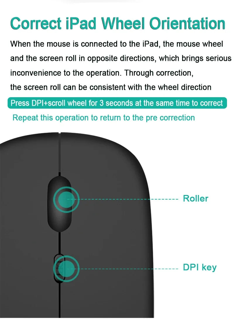 Bluetooth 5.0 &2.4G Wireless Keyboard and Mouse Combo Mini Multimedia Keyboard Mouse for Computer Laptop PC iPad Macbook Android
