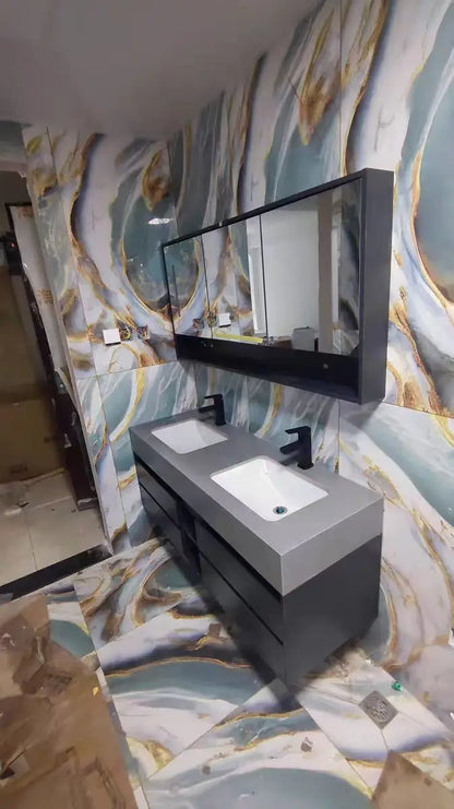 Bathroom Accesories Cabinet Wall Home Accessories Set Luxury Full Furniture Shelfs Sink Cabinet Modern Hovedskapet Bathroom Home