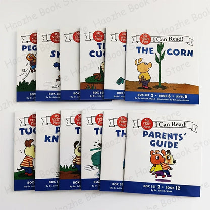 12 Books Set My Very First I Can Read English Picture Book for Beginner Pocket Book for Children Kids Montessori Bedtime Reading