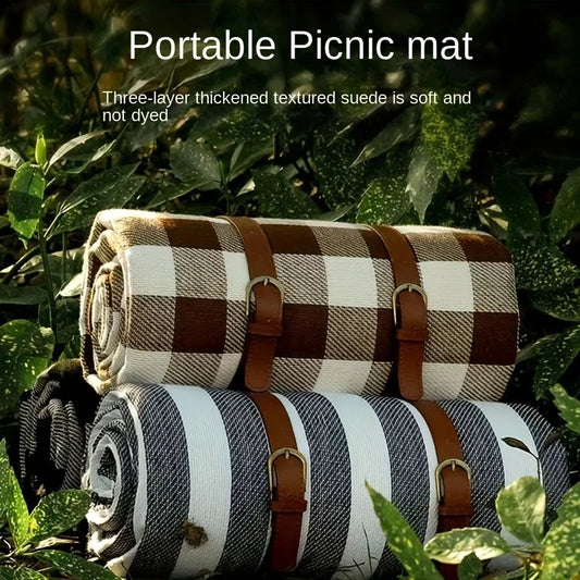 Camping Mat - Extra Thick, Machine Washable, Moisture-Resistant Picnic Blanket, Perfect for Sand, Beach, and Outdoor Adventures