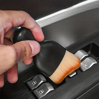 2 Pcs Car Interior Dust Sweeping Soft Brush Car Washing Tool Multifunctional Keyboard Gap Car Dust Brush Cleaning Brush