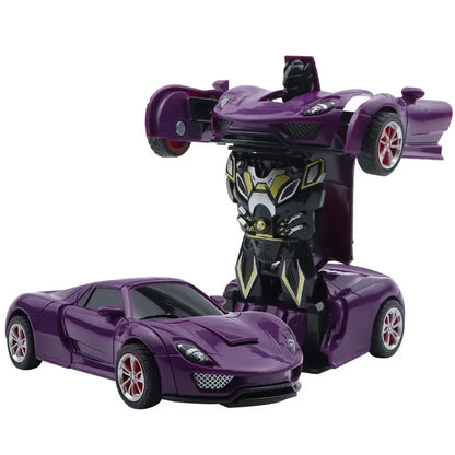 Transforming Inertial Car with Collision Technology: Autobot Robot Car for Boys