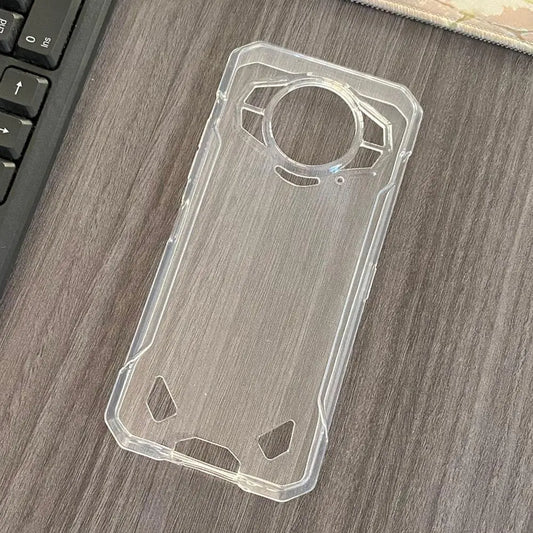 Case For Doogee S200 5G Black/ Transparent Phone Cover For Doogee S 200 Protective Shell Back Cases Funda