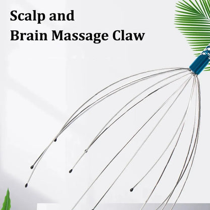 1PC Random Color Pet Massage Claw Head Massager Head Scratching Octopus Scalp Non Soul Extractor Divine Tool For Extracting