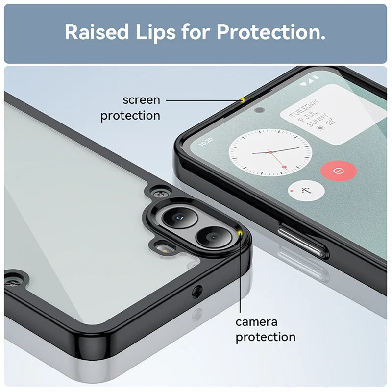 Transparent Colorful TPU Case for Nothing CMF Phone 2 Pro Phone 1 Protective Cover Clear Fundas Coque Capa