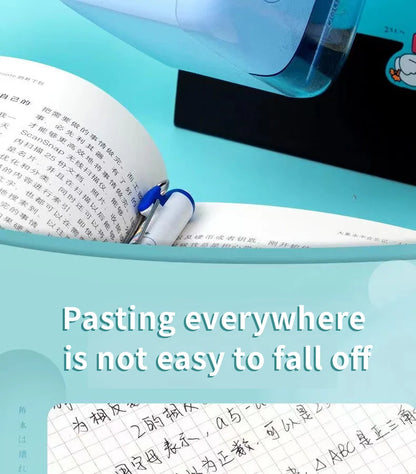 50 Sheets PET Transparent Sticky Notes Perspective Waterproof Clear Fluorescence Memo Pad Stationery School Office Supplies