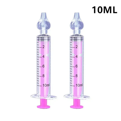 10ML/20ML Baby Nasal Aspirator Syringe Baby Nose Cleaner Rhinitis Nasal Washer Irrigator Needle Baby Nose Washing for Children