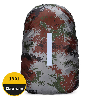 KoKossi 1Pcs 20-60L Outdoor Hiking Backpack Rain Cover Backpack Waterproof Cover Cycling Hiking Reflective Rain Cover Unisex