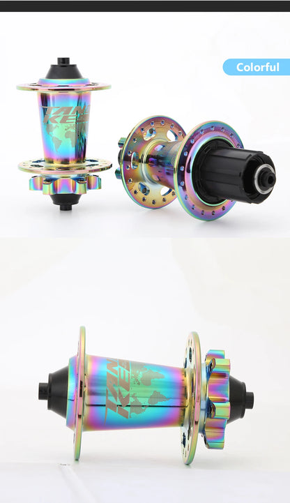 TANKE 120 Click Hub 6 Bearing MTB Mountain Bike Hub Front Rear 28 32 36 Holes QR Thru-axle Exchange Disc Brake Bicycle Hubs HG