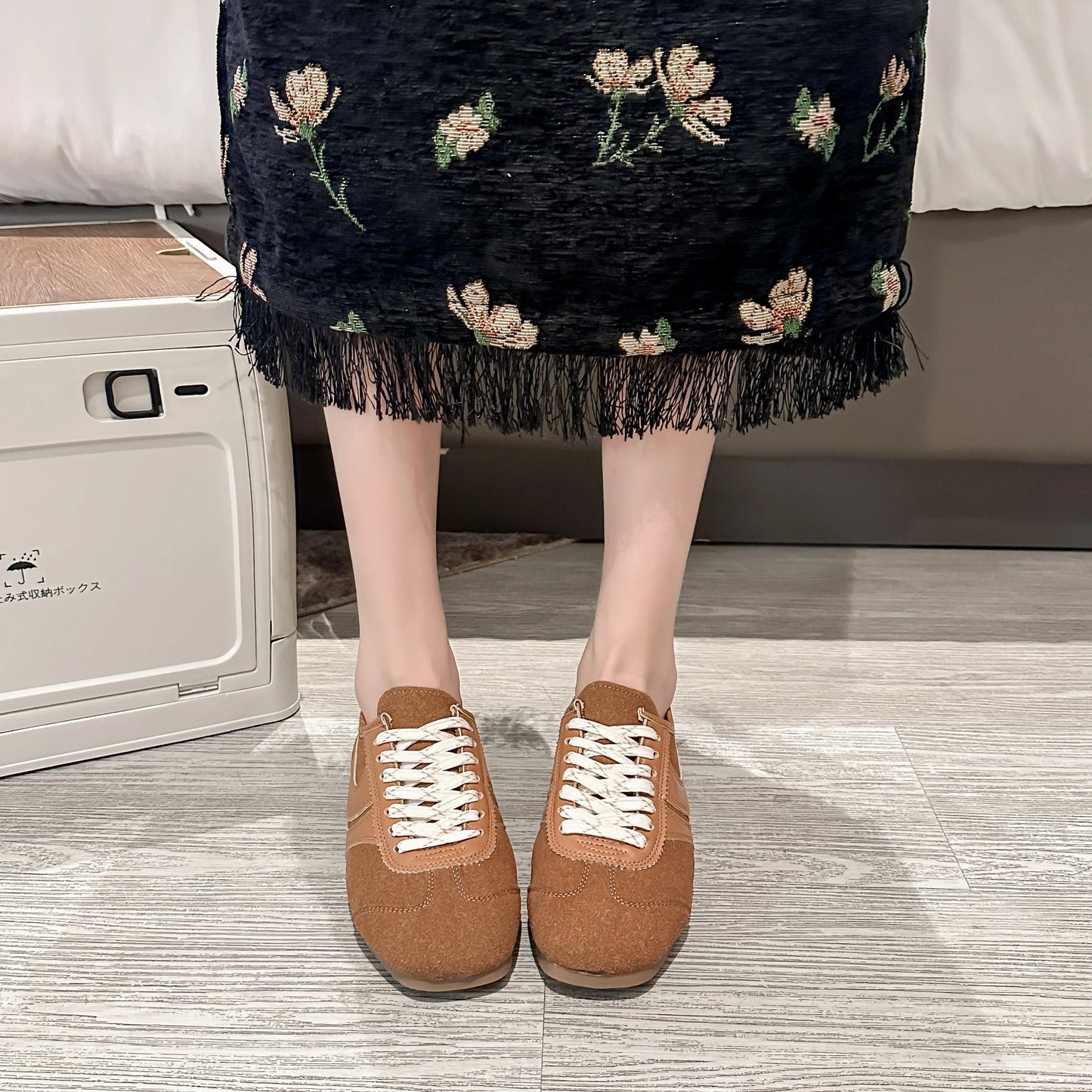 Shoes for Women 2025 Spring Autumn New Genuine Leather Ladies Moral Training Vulcanized shoes Retro Casual Flat Women's Sneakers