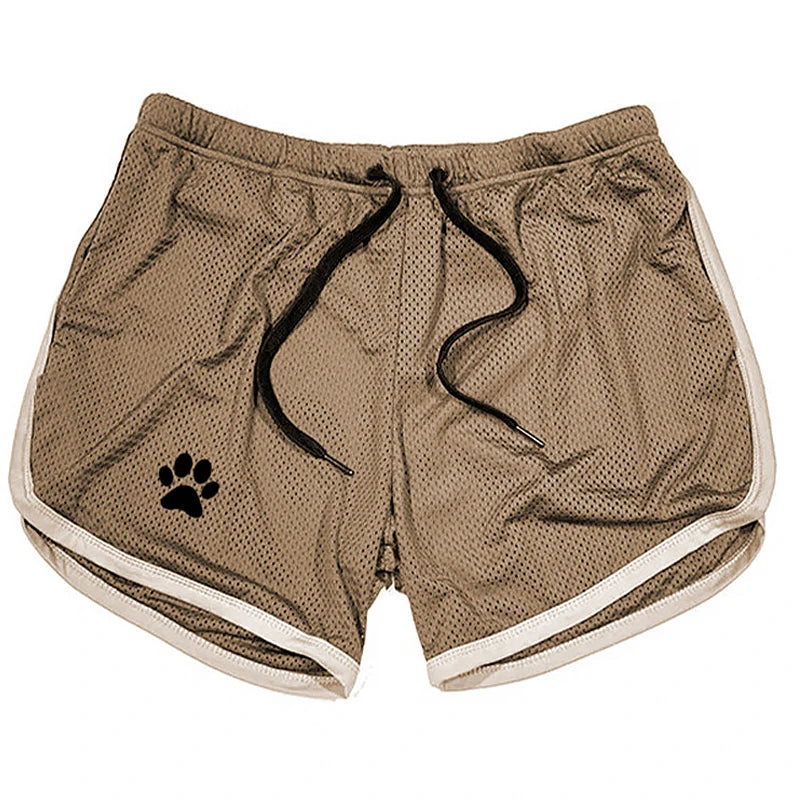 Mens Gym Fitness Shorts Bodybuilding running sports shorts Jogging Workout Male Summer Breathable Mesh Shorts men Sweatpants02