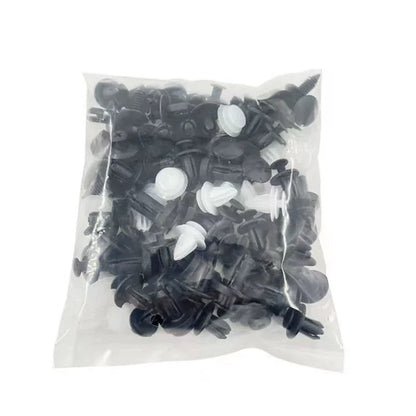 100pcs Auto Fastener Clip Kit Fender Rivet Clips Car Body Push Retainer Pin Rivet Bumper Door Trim Panel Retainer Car Clips
