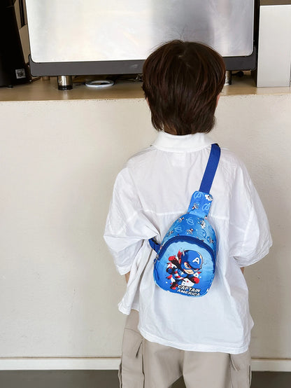 Spider Man Sling Chest Bag, Cartoon Anime Crossbody Bag, Fashionable Casual Shoulder Bag with Coin Purse for Daily Travel