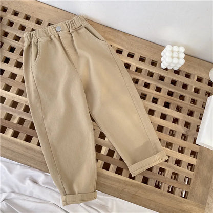 Kids Pants Kids Clothes Slacks Boys Girls Pants Foreign Style Korean Pants Autumn Spring Clothes for Kids