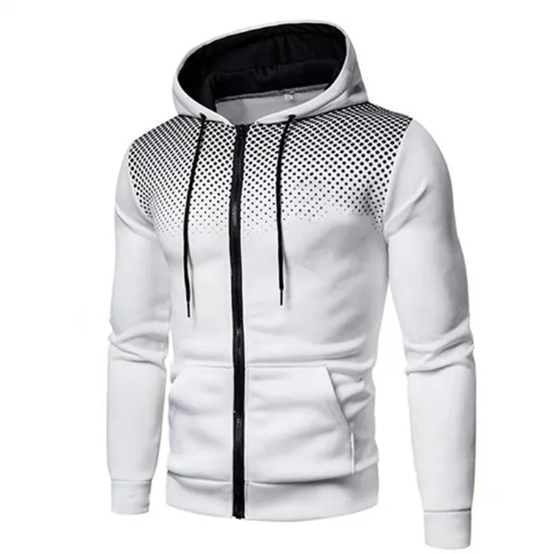 Autumn and Winter Casual Jacket for Men All Elite Wrestling Zipper Hoodie with Pocket Printing Sweater Sportwear