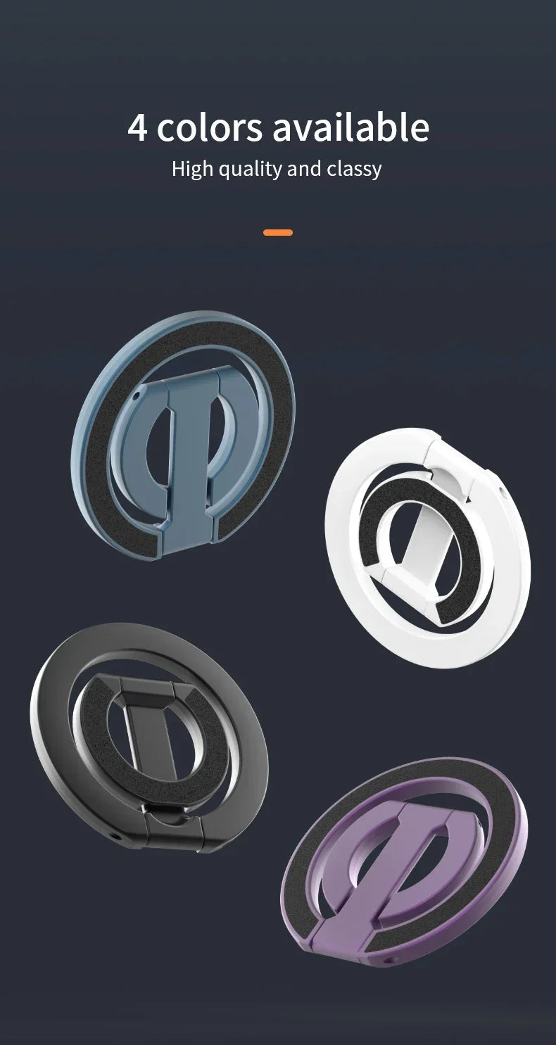 For MagSafe Double Sided Magnetic Phone Ring Holder Portable Folding Cellphones Stand Phone Accessories Support Bracket Grip